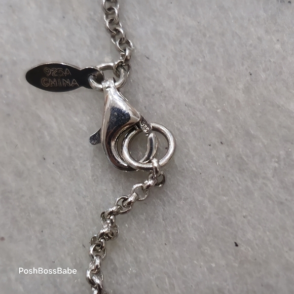 Sterling Silver Marcasite Multi-Gemstone Cross Pendant Necklace – 30" Chain - Picture 9 of 15